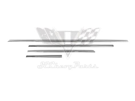 Chevy Biscayne El Camino Dash Trim Molding Set Restored