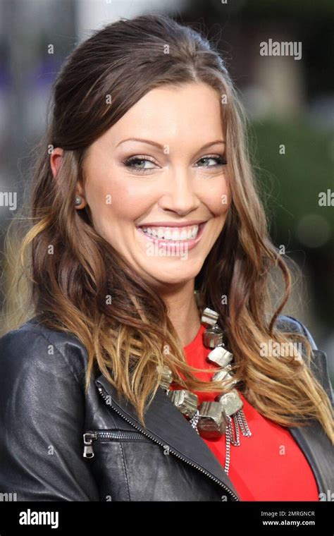 Katie Cassidy Makes An Appearance At The Grove Shopping Center For An Interview Los Angeles Ca