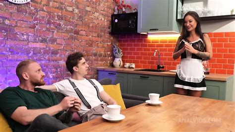 Stepsis Housewife Monika Fox Was Harshly Punished For Bad Dinner With Hard Anal DAP DPP DP