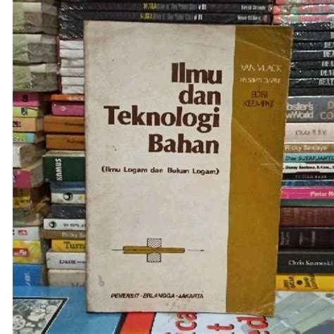 Jual Buku Original Ilmu Dan Teknologi Bahan Ilmu Logam Dan Bukan Logam