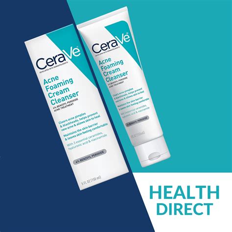 Cerave Acne Foaming Cream Cleanser 4 Benzoyl Peroxide Acne Treatment 150ml Lazada Ph