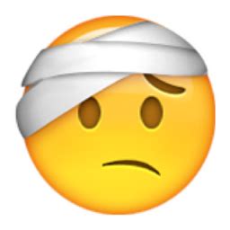 Face With Head Bandage Emoji U 1F915