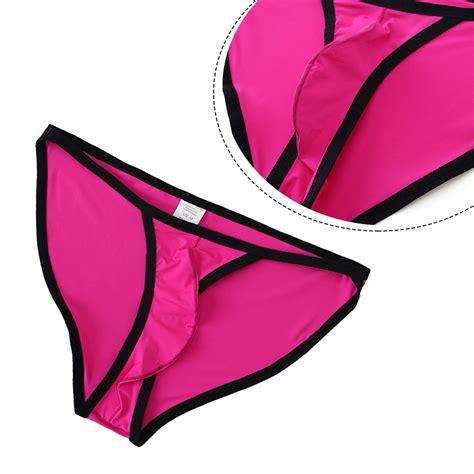 qc Masculino Sexy Lingerie Biquíni Bulge Bolsa G string Tanga Cuecas Shopee Brasil