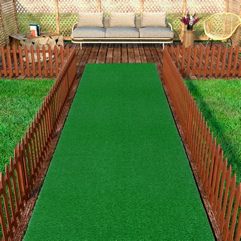 Ottomanson Evergreen Indooroutdoor Artificial Grass Turf Area Rug