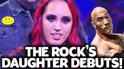 The Rocks Daughter Ava Raine Debuts In Wwe Nxt Youtube