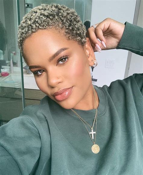 Stylish Gwin Blog African Lifestyle And Fashion Hub Short Bleached Hair Short Natural Hair