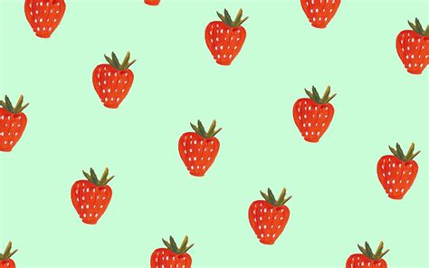 Cute Strawberry Wallpaper Laptop