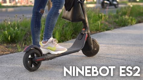 Je test une trottinette électrique la Ninebot Segway es2 YouTube