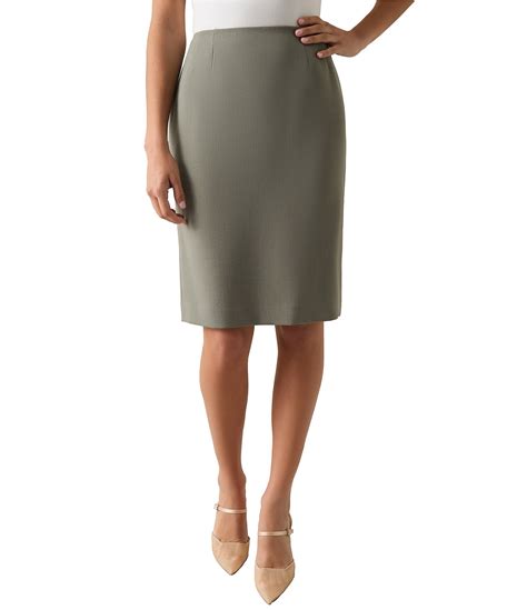 Kasper Stretch Crepe Slim Pencil Skirt Dillards