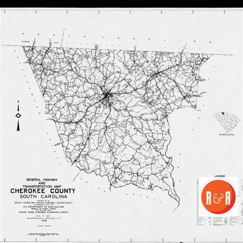 CHEROKEE COUNTY SCDOT MAPS - Cherokee County