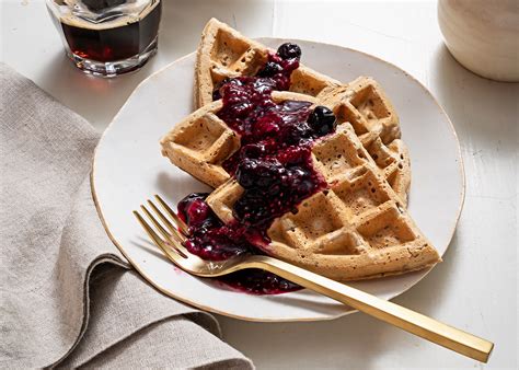 Whole Grain Waffles California Walnuts