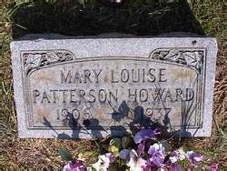 Mary Louise Patterson Howard 1906 1937 Homenaje De Find A Grave