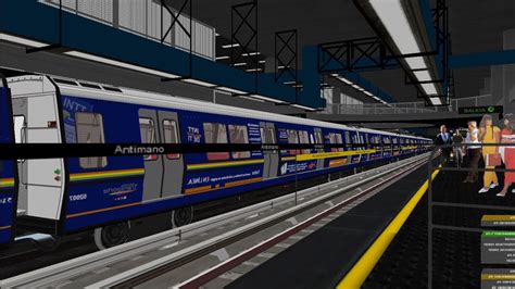 Openbve Línea 2 del metro de Caracas Tren Caracas 10 desde el Silencio