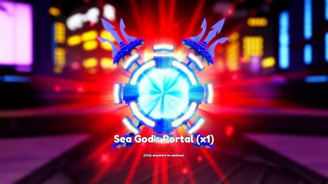 How To Get A Sea Gods Portal In Anime Adventures Roblox Pro Game