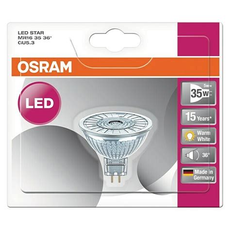 Osram Led Lampe Star Mr Gu Nicht Dimmbar Warmwei Lm