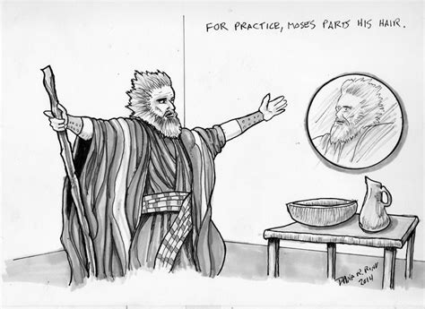 Moses Parts His Hair