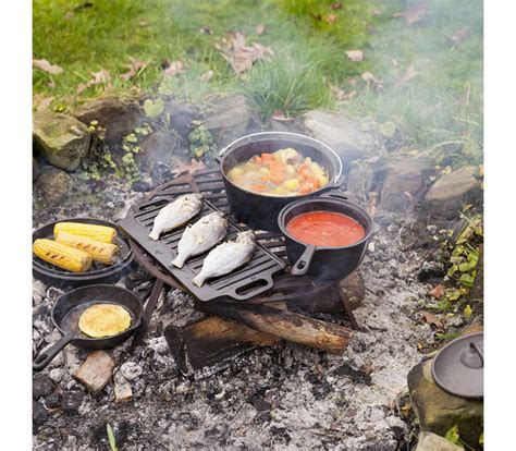 Kampvuur Kookset Delig Gietijzer Bushpappa Nl Bushcraft Survival