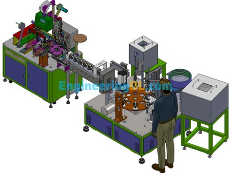 Punching Type Punching Machine SolidWorks - Mechanical Engineering ...