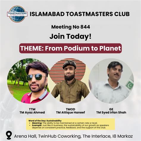 Islamabad Toastmasters Club - Are you Ready for the Exciting Tall Tale