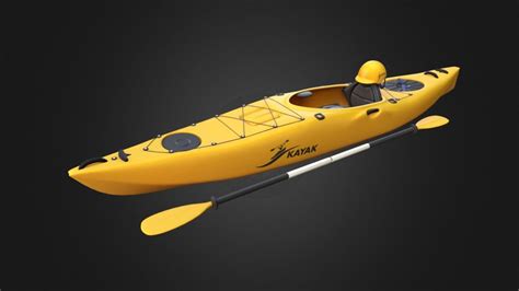 Kayak A 3d Model Collection By Shoaibcubix Shoaibcubix Sketchfab