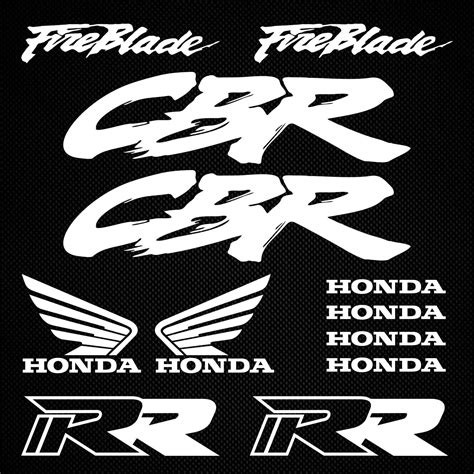 Honda Cbr Decals Rr Stickers Fireblade Sticker Kit Etsy