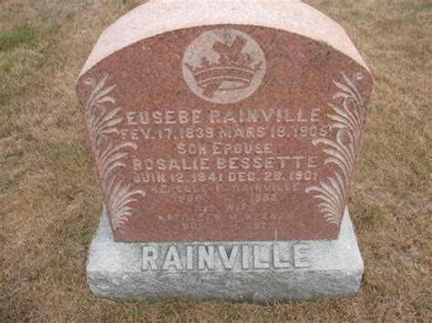 Rosalie Bessette Rainville 1841 1901 Find A Grave Memorial