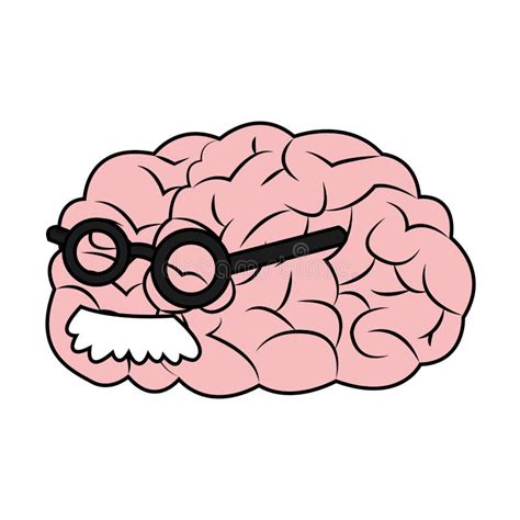 Dise O Aislado Del Cerebro Ilustraci N Del Vector Ilustraci N De