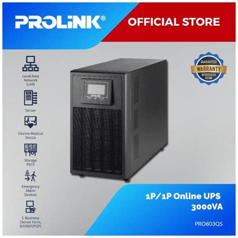 Ups Online Prolink Pro803qs Master Ii Series 1p1p 3000va