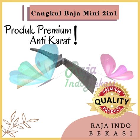 Jual Cangkul Baja Mini In Multifungsi Gagang Kayu Cangkul Garuk