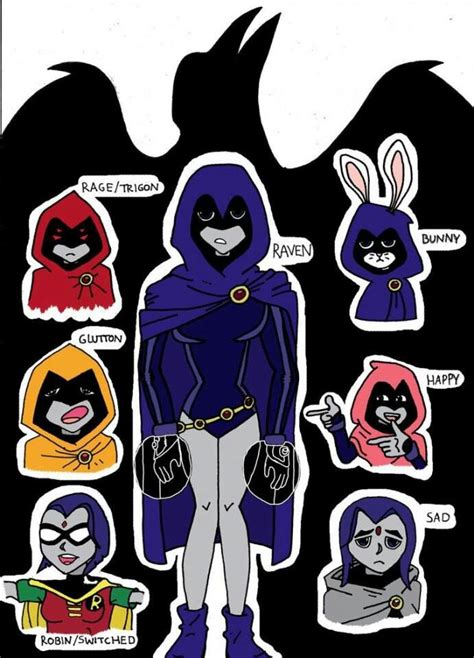 Raven Teen Titans Personalities