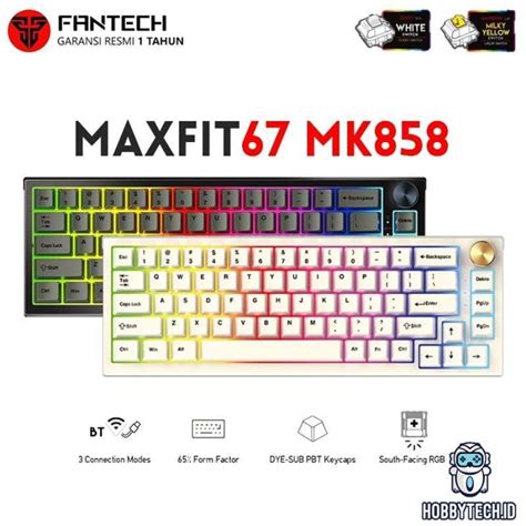 Jual Fantech Mk858 Maxfit67 Wireless Mechanical Rgb Keyboard Gaming