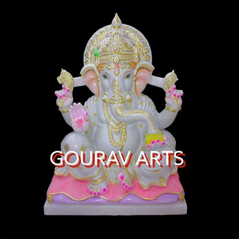 White Marble Ganpati Statue At Rs 18000 Marble Ganesh Murti In Jaipur