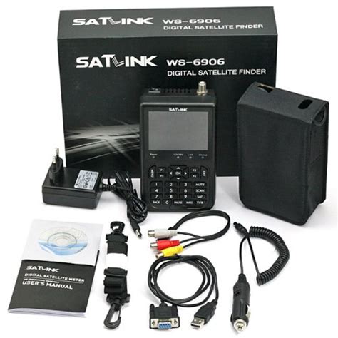 Satlink Ws Inch Screen Dvb S Fta Digital Satellite Finder