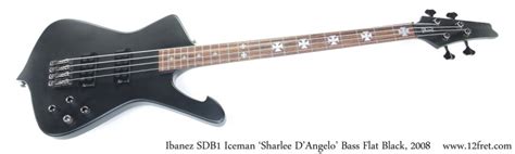 Ibanez SDB1 Iceman Sharlee D Angelo Flat Black 2008 The Twelfth Fret