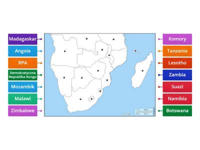 Mapa Afryki Konturowa Materia Y Dydaktyczne