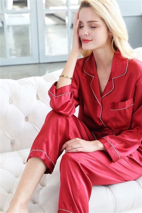 Womens Silk Pajama Set Dress Album