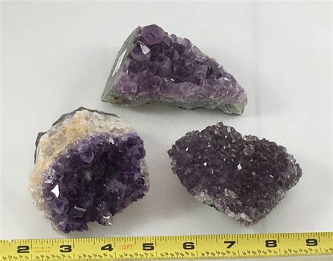 AMETHYST Healing Gemstone// Raw Crystals// Amethyst Cluster// Home ...