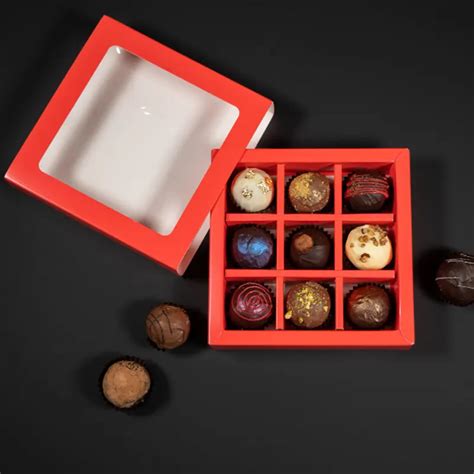 Wholesale Custom Truffle Boxes Truffle Packaging RCB