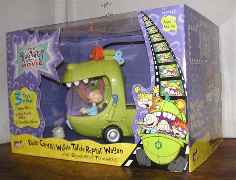 Sealed Vintage 1998 Rugrats Movie Large Remote Control Reptar Wagon W