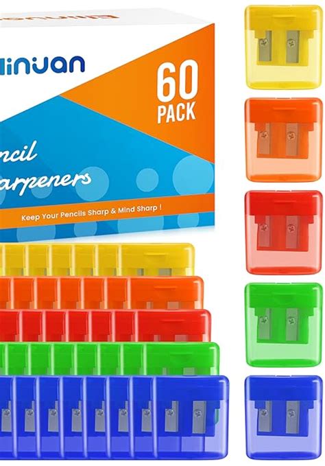 Amazon Pack Pencil Sharpeners Bulk Double Hole Pencil