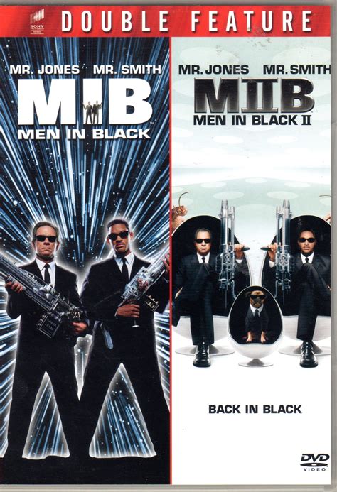 Men In Black I And Ii Double Feature Dvd Tommy Lee Jones Will Smith