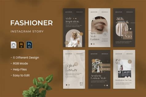 Fashioner Instagram Story Graphic By Vunira Template Creative Fabrica