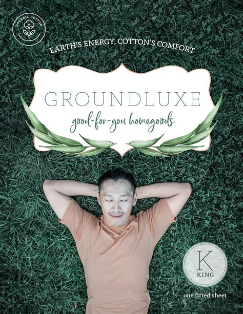 Buy Groundluxe Organic Fitted Grounding Sheet For King Size Bed