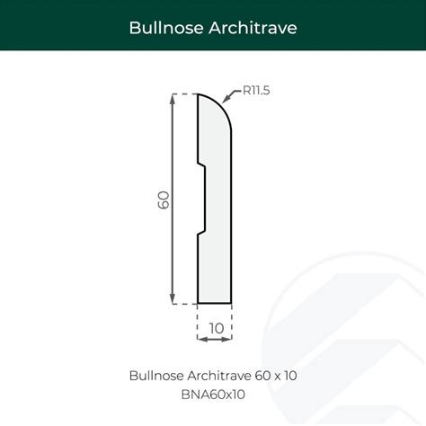 Bullnose Architrave 60 X 10 Southern Pine Products