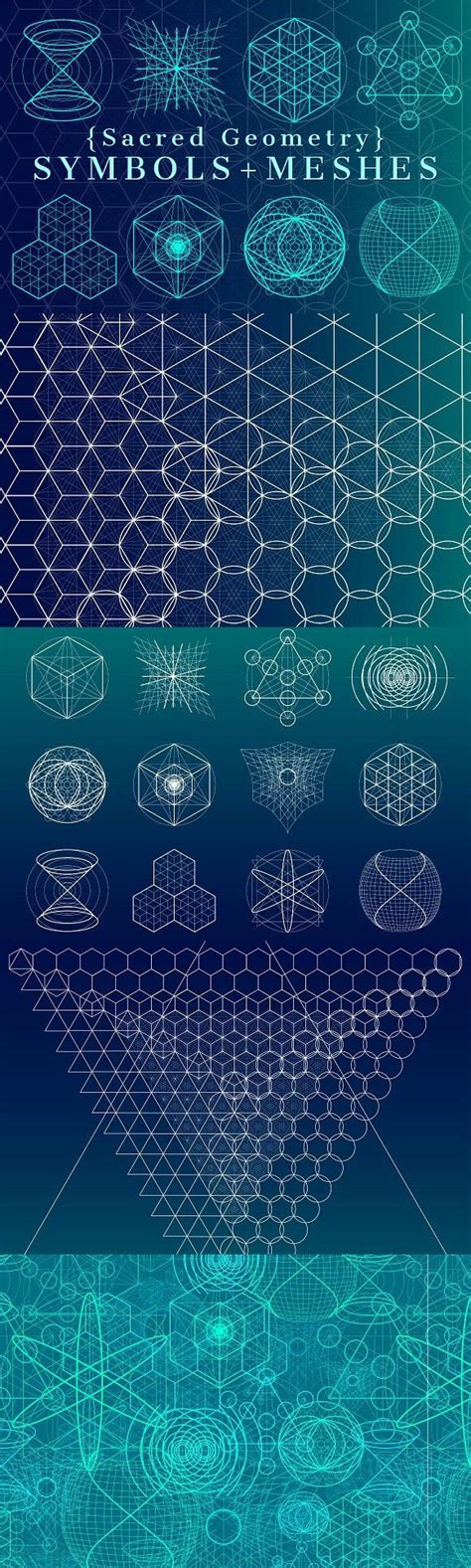 Sacred Geometry Symbols Meshes Sacred Geometry Symbols Sacred Geometry Background Sacred