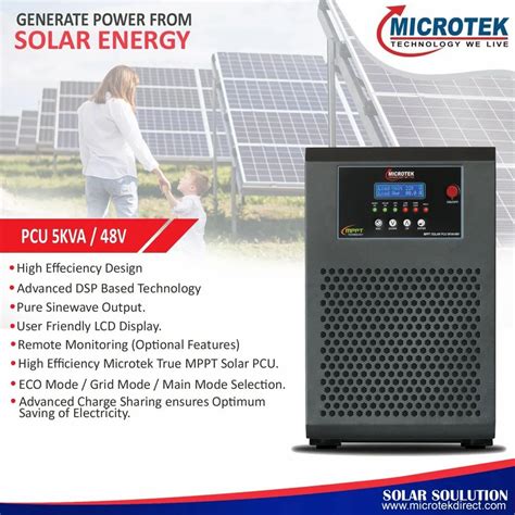 Microtek MPPT 5kVA 48V Solar Inverter 5000VA At Rs 49500 In Guwahati