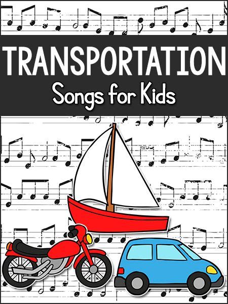 Transportation Songs for Kids in Preschool, Pre-K, Kindergarten ...