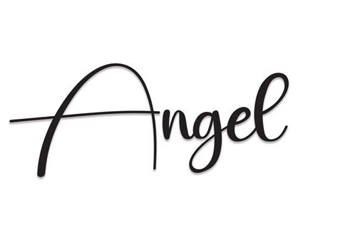 Angel Schriftart Von Andikastudio Creative Fabrica