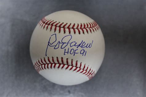 Rod Carew Signed Inscribed HOF 91 Rawlings Official MLB Baseball JSA