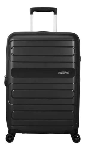 Maleta American Tourister R Gida Sunside Mediana Negra Color Negro